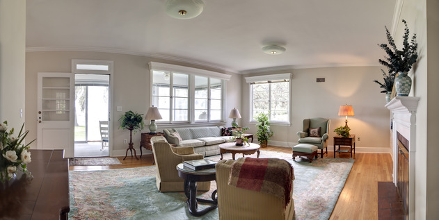 wide panorama of livingroom